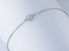 Браслет из белого золота с бриллиантами э4701бр04190400