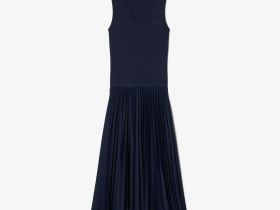 Платье Lacoste стандартного кроя с длинными рукавами и поясом