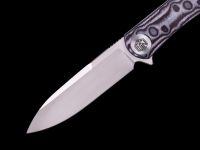 Складной нож Dr.Tech W3896MG, сталь D2, рукоять микарта, Pattern gray