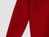 Джемпер силуэта трапеция с шерстью