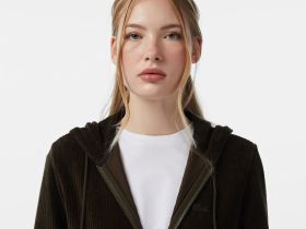 Женская толстовка-худи Lacoste из хлопка