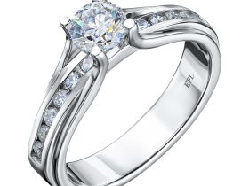 Кольцо из белого золота э0912кц09150600_white