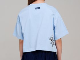 Фуфайка трикотажная для девочек (футболка)