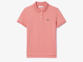 Женское поло Lacoste классического кроя из хлопка пике