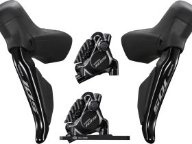 Электрогидравлические шоссейные пистолеты Shimano Di2 105 ST-7170 с тормозами BR-7170 (2х12) (черный левый)