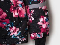 Комплект текстильный с полиуретановым покрытием для девочек: куртка, полукомбинезон