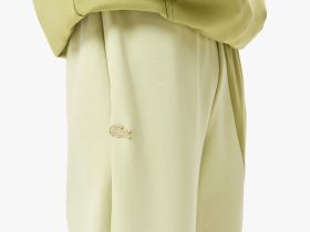 Женские хлопковые спортивные брюки Lacoste оверсайз