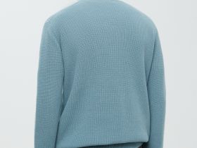 Джемпер из хлопка прямого кроя