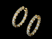 Серьги из желтого золота э0312сг10210904