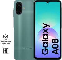 Смартфон Samsung Galaxy A08 4+64 ГБ зеленый