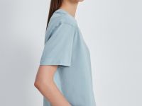 Футболка из мерсеризованного хлопка с коротким рукавом