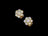 Пусеты из желтого золота э0312пс09161000