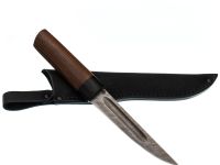 Нож Северный, сталь дамаск, рукоять ясень