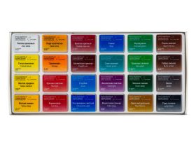 Набор акварели "Сонет" 24 цв в кюветах в картон. уп