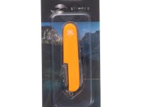 Нож перочинный Stinger 89 мм, 15 функций, оранжевый, в блистере