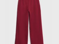 Широкие трикотажные брюки для девочек, Фиолетовый