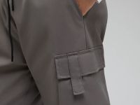 Брюки-карго с эластичным поясом