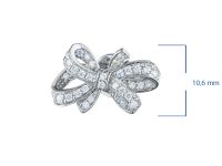 Пусеты из белого золота э4712пс04184600