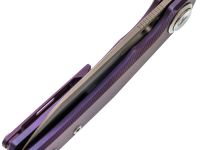 Складной нож Dr.Tech D4281P, сталь M390, рукоять TC4, фиолетовый