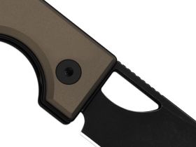 Складной нож Kizer Little Ringbo, сталь AEB-L, рукоять алюминий, коричневый/черный