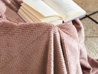 Плед Casella, пудровый