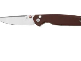 Складной нож Bestechman Velix, сталь 14C28N, рукоять G10, коричневый