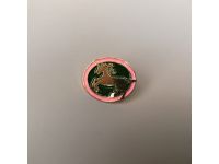 Значок эмалированный "Единорог" (зеленый)