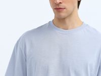 Футболка с объёмным принтом, Голубой