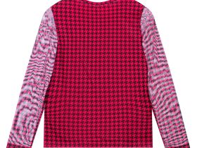 Фуфайка трикотажная для девочек (футболка с длинными рукавами)