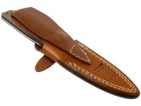 Нож с фиксированным клинком LionSteel B35, сталь Sleipner, рукоять Green canvas micarta