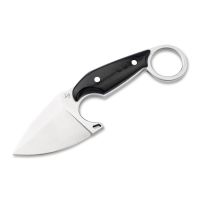 Нож с фиксированным клинком Boker Enki, сталь D2, рукоять микарта, черный