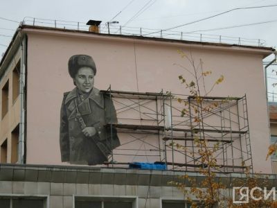 В Якутске создают мурал, посвященный Екатерине Деминой