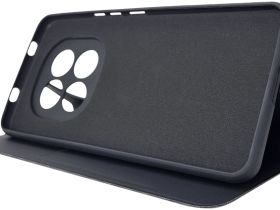 Чехол-книжка BoraSCO Smart Cover для Xiaomi REDMI Note 15 Pro 5G Чёрный