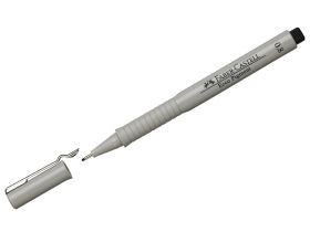 Ручка капиллярная Faber-Castell "Ecco Pigment" 0,6 мм, черный