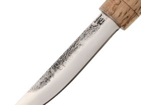Нож Северный, сталь Х12МФ, кованый традиционный нож, рукоять карельская береза
