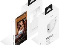 Сетевое зарядное устройство uBear Motion 2xUSB-C, 45 Вт белый