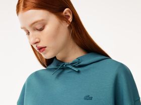 Женская толстовка Lacoste Core Active свободного кроя с капюшоном