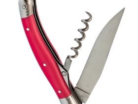 Многофункциональный складной нож Viking Nordway MT033R, сталь 420, рукоять пластик, красный