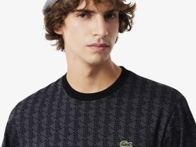 Мужская футболка Lacoste классического кроя из органического хлопка