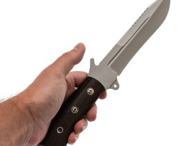 Нож для выживания Смерч, сталь 65х13, рукоять венге