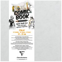Альбом-склейка для маркеров Clairefontaine "Comic book" 22х22 мм 32 л 220 г