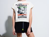 Фуфайка трикотажная для девочек (футболка)