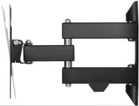 Кронштейн Hama 19"-48" наклонный, поворотно-выдвижной черный