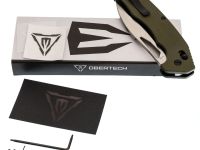 Складной нож Obertech ns-01 Drop point satin, сталь VG-10, рукоять G10, олива