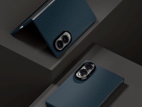 Чехол VLP Kevlar Case для Galaxy Z Fold8, MagSafe темно-синий