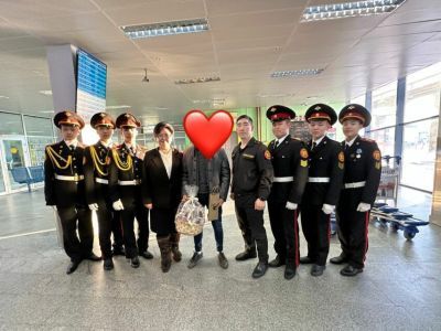 Ветерана боевых действий СВО, прилетевшего в отпуск, встретили в аэропорту Якутска