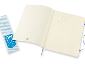 Записная книжка нелинованная Moleskine "Classic Soft" XLarge 19х25 см 192 стр., обложка мягкая голуб
