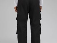 Брюки-карго с эластичным поясом