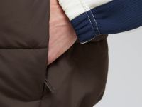 Стеганый жилет с капюшоном