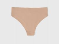 Бесшовные трусы со средней посадкой, Бежевый